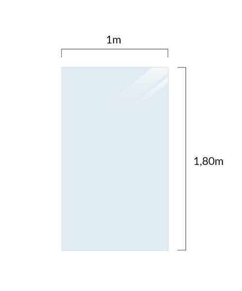 Glaszaun Argado - 1,0m x 1,80m